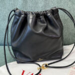 Valentino Vlogo Pouf Nappa Leather Pouch